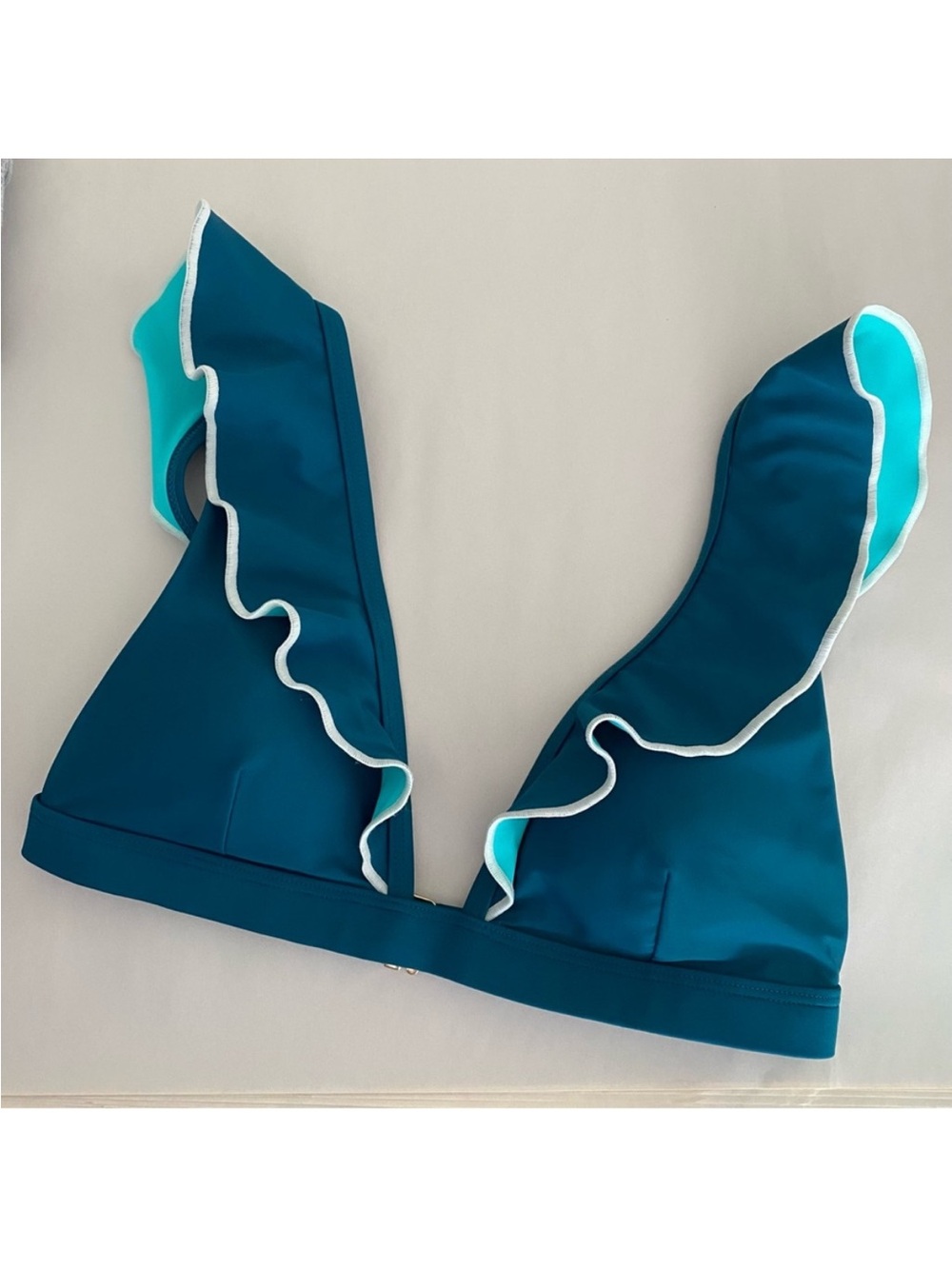 Summersalt The Ruffle Plunge Bikini Top